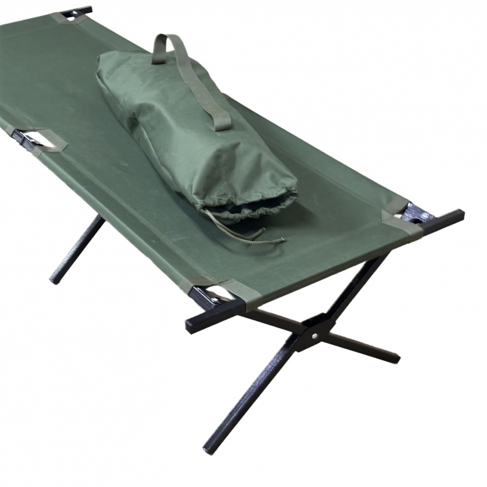 Раскладушка полевая типа NT оливковая Metalzavod