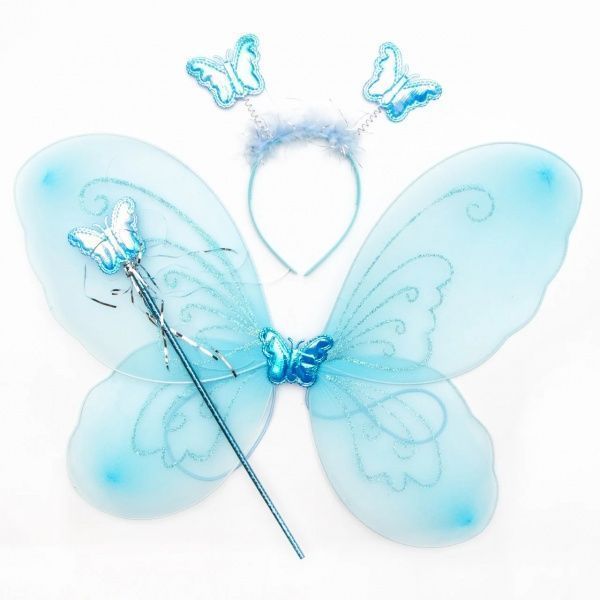 Набір карнавальний Бабочка бірюзовий 517281 