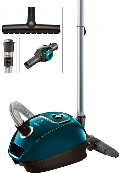 Пылесос Bosch BGLS4FAM deep petrol/black 