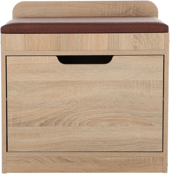 Тумба для взуття Компаніт ТО-8 380x600x600 мм дуб сонома 