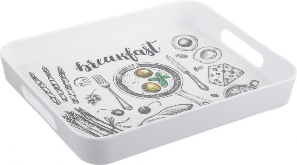 Поднос Breakfast 35.6х26.5х4.3 см Flamberg Smart Kitchen