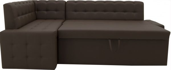 Уголок кухонный Кедр КАРАТ раскладной 7 темно-коричневый 