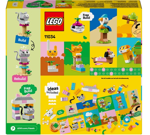 Конструктор LEGO Classic Творческие любимцы 11034