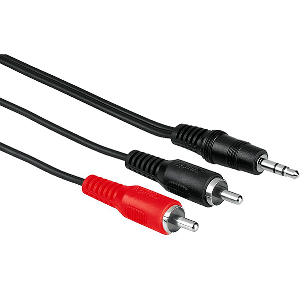 Кабель Hama 2RCA - 3.5 Stereo jack 2 м 43333
