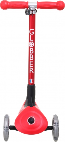 Самокат Globber Primo Foldable Lights красный 432-102-2 
