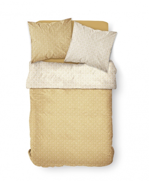 Комплект постельного белья Evron полуторный коричневый Today (без простыни)