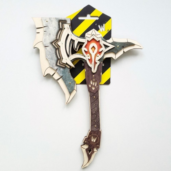 Оружие игрушечное Сувенир Декор Топор Орк (WOOD PRINT)