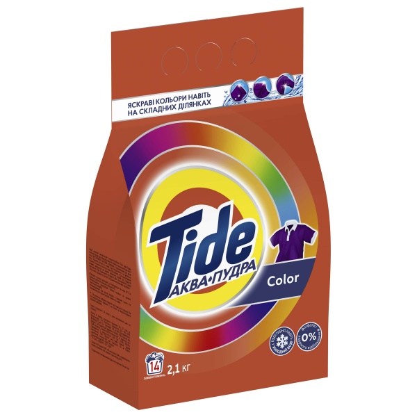 Порошок для машинной стирки Tide Аква-Пудра Color 2,1 кг 