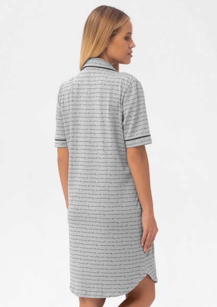 Халат домашний женский Roksana Vesta р. 44 серый 1382/16378