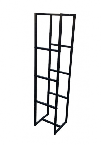 Стеллаж металлический черный 1300x300x300 мм краска 