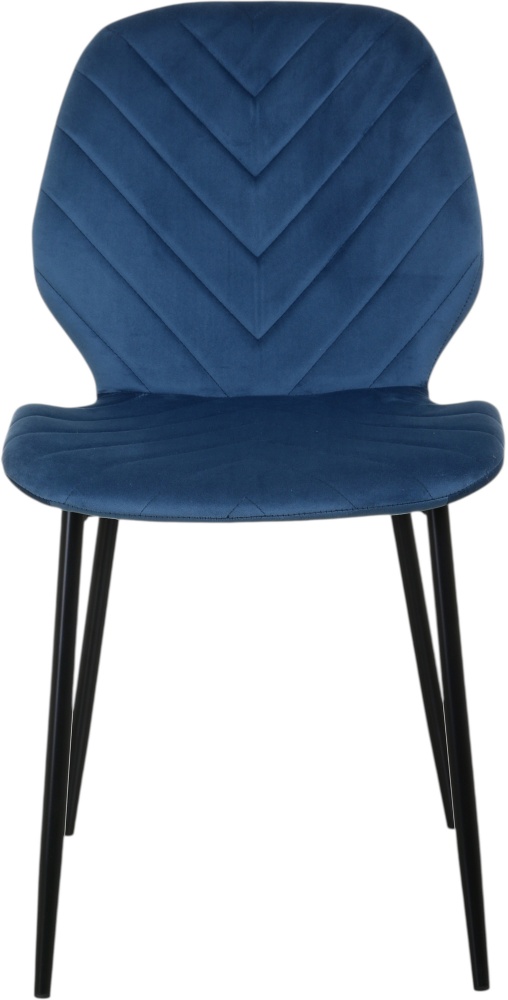 Стул обеденный Центр Меблів NIA 46х56,55х87 см (UF910-18) синий / черный