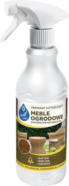 Засіб для чищення Mill Clean садових меблів з натурального ротангу, лози та лакованого дерева 0,555 л
