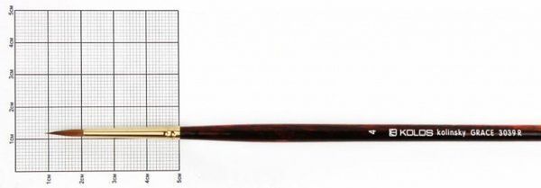Кисточка круглая Grace 3039R № 4 Kolos 