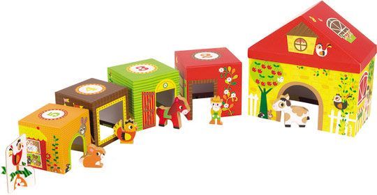 Набір кубиків Janod Ферма