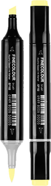 Маркер спиртовой FINECOLOUR EF102-224 лимон 