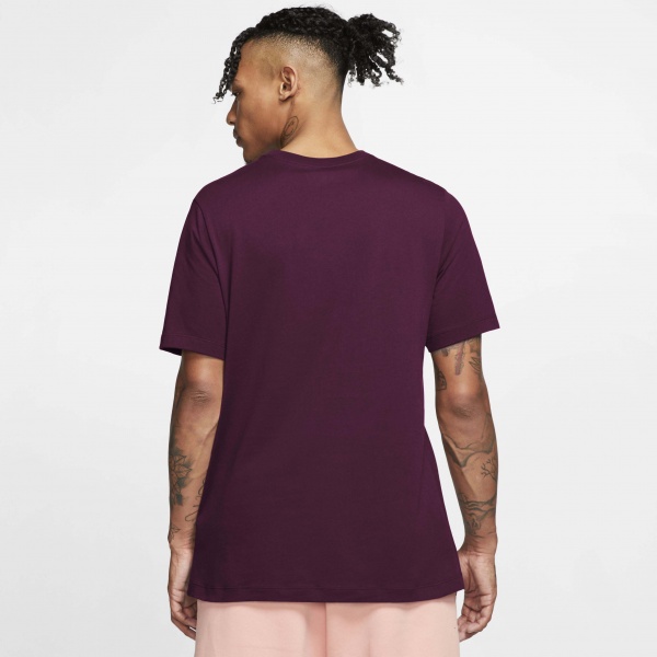 Футболка Jordan M J JUMPMAN SS CREW CJ0921-610 р.S бордовий