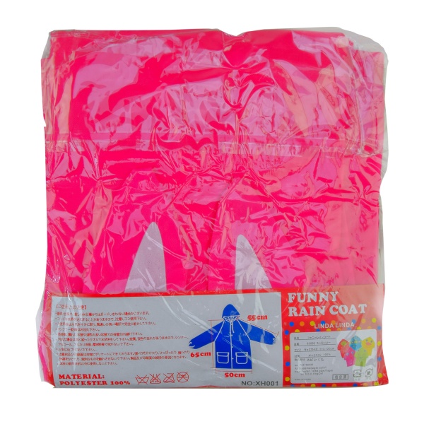 Дождевик для девочек р.110–116 розовый C33803 