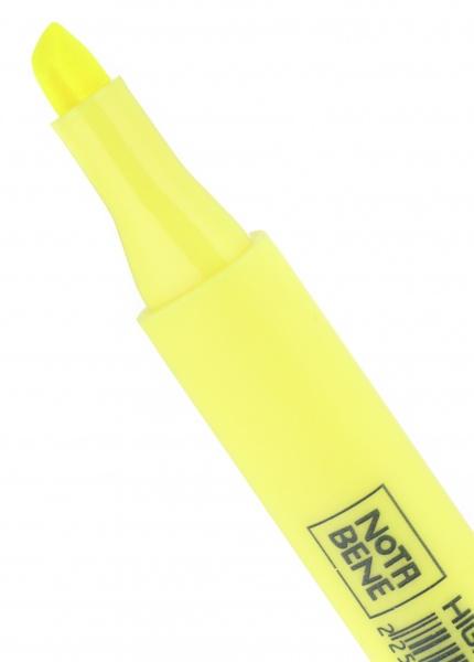 Маркер текстовый Nota Bene треугольный 2-3 мм желтый 