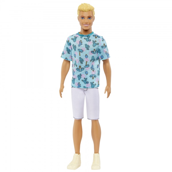 Лялька Barbie Кен Модник у футболці з кактусами Barbie HJT10