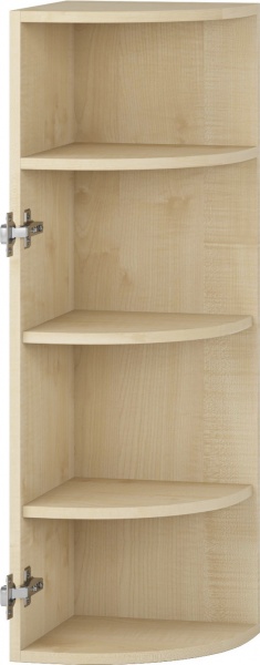 Шафа верхня кутова радіусна 300x927x300 мм