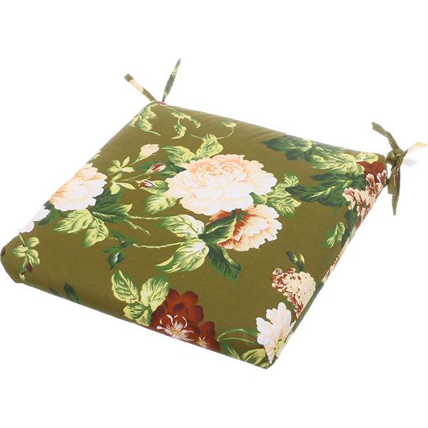 Подушка Indigo Стеганная Simple flowers 37х37х6 см цвет в ассортименте