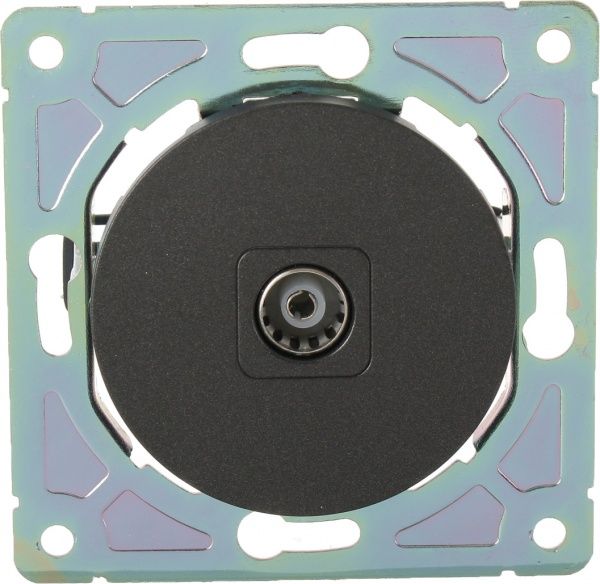 Механізм розетки TV HausMark Bela без кришки чорний SNG-SCP.RD20MG1TV-BK