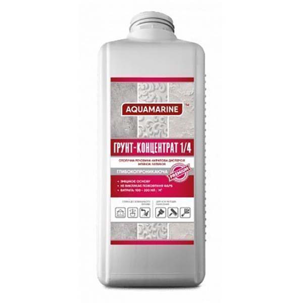 Ґрунтовка AQUAMARINE концентрат 1/4 2 л