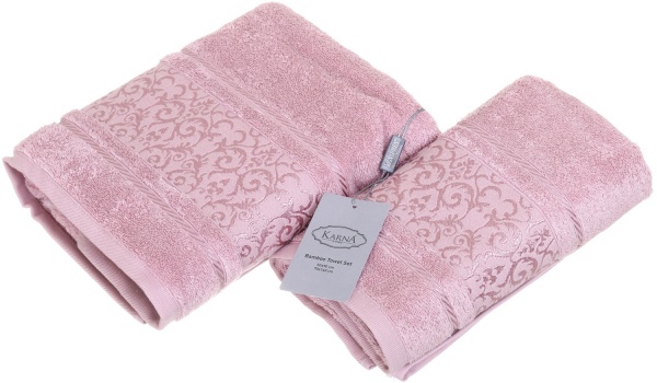 Набір рушників Armond 2 шт. світло-лавандовий Karna 
