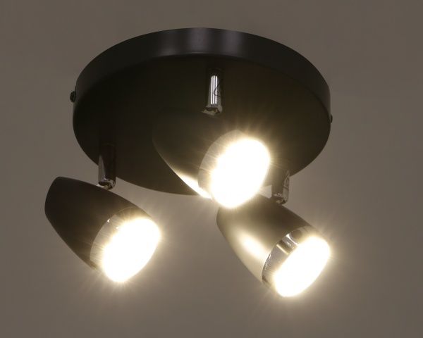 Спот Rabalux Karen 6514 3x4 Вт черный 