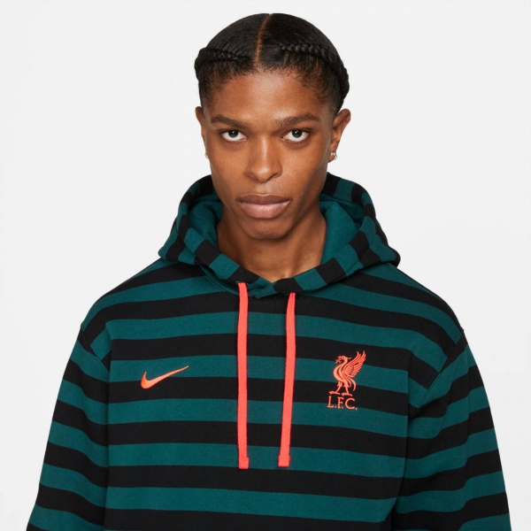 Джемпер Nike LFC M NSW CLUB HOODIE PO BB DB2955-375 р. XL зелений