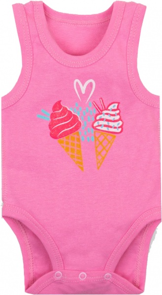 Боді для дівчаток для дівчинки GABBI BD-22-3 р.74 рожевий 13111 