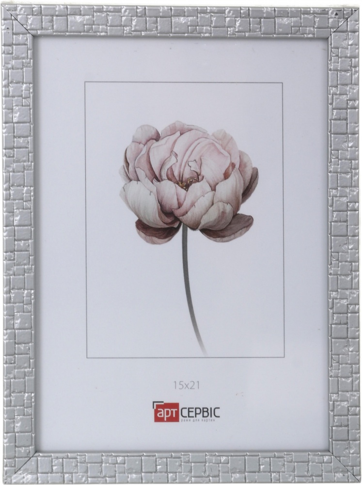 Рамка для фото Арт-Сервіс ЕА-01902 1 фото 15x21 см сріблястий