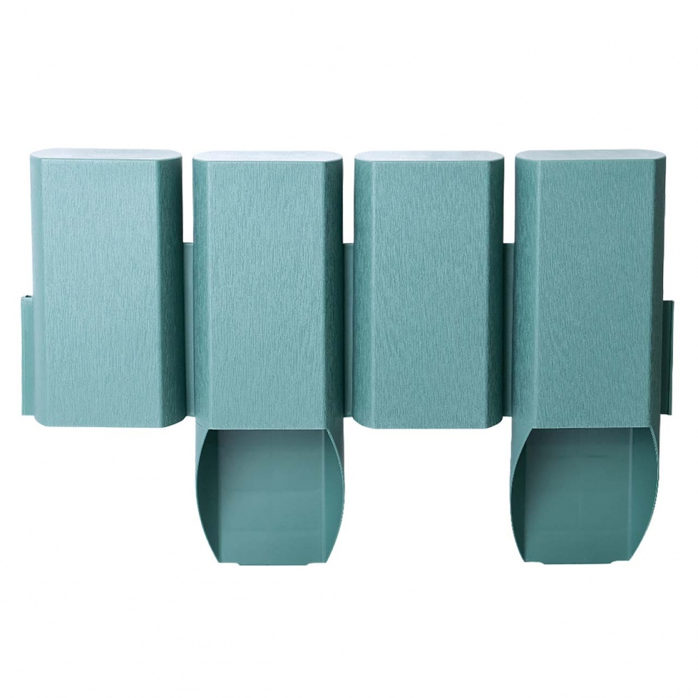 Огорожа Алеана для клумб і грядок 130х90х15 см (L-3,8 м)