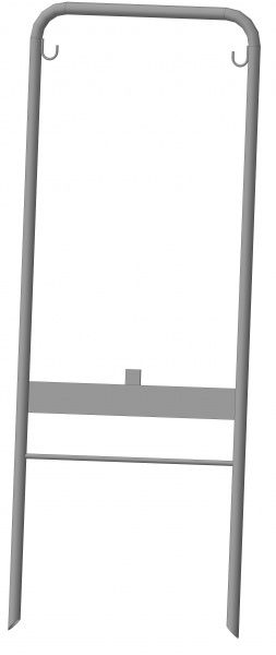 Декроттуар с поручнем