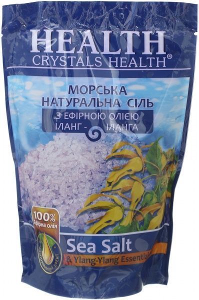 Соль для ванны Crystals Health с эфирным маслом иланг-иланга 500 г