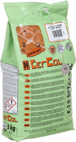 Фуга Cercol F.15 Setastuc 14 5 кг бежевий