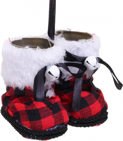 Декоративная подвеска Сапоги 9x8x7 см разноцветный LD21064