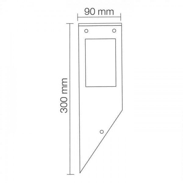 Светильник парковый HOROZ ELECTRIC KAVAK E27 IP44 черный 075-015-0001-010 
