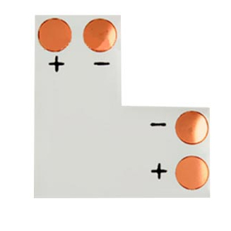 Соединитель угловой Ecolight IP20 10 мм