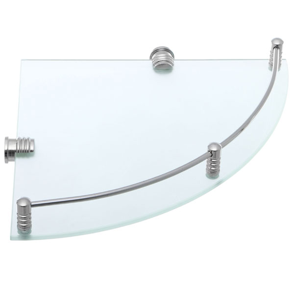 Полочка угловая ПУОМ 250х250 мм матовая