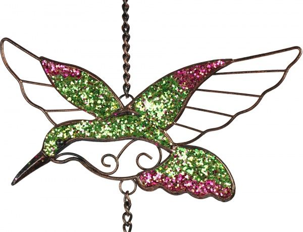 Кашпо підвісне Engard Райська пташка BF-21 18x56 см антична бронза 