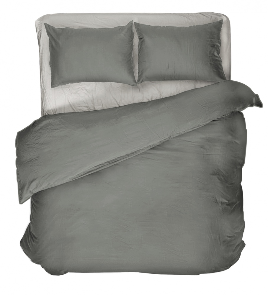 Комплект постільної білизни DRIED SAGE сімейний сірий UP! (Underprice)