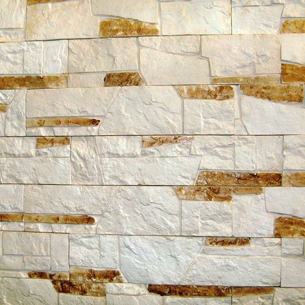 Камень гипсовый Доломит белый