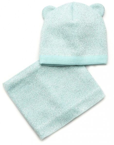 Шапка Модний Карапуз и снуд Форти мятный 03-00846-3 