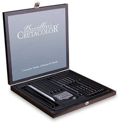 Набор карандашей для рисунка Black Box деревянная упаковка 20 шт Cretacolor