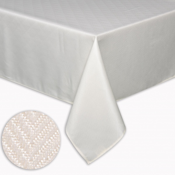 Скатертина водонепроникна Jolanta 140x180 см екрю La Nuit 