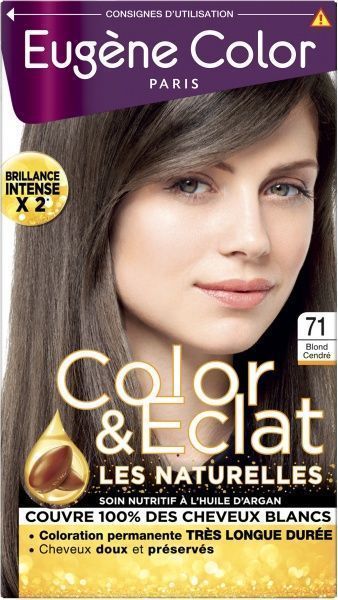 Крем-фарба для волосся Eugene Color Naturelles № 71 блондин попелястий 115 мл
