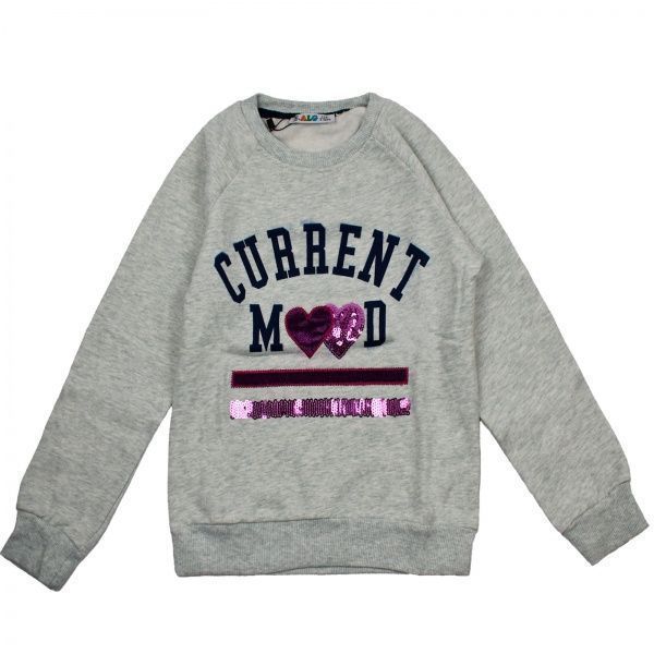 Свитшот ALG 78646 р.134 темно-серый 