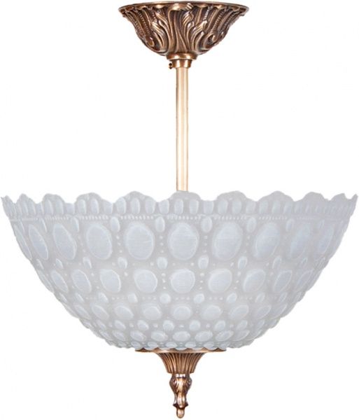 Люстра подвесная Фабрика Світла Легенда Львова 3x60 Вт E27 латунь НСБ 51-3х60-035 