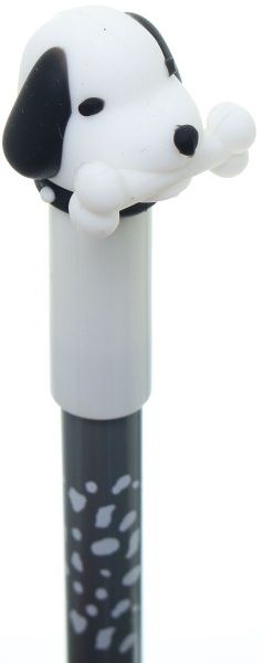 Ручка гелевая пиши-стирай Щенок серая 